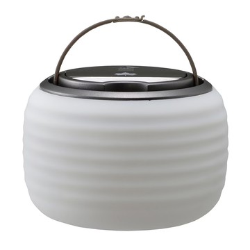 LOGOS 2WAY 燈籠形冷暖LED營燈 φ10x7.5cm 白/暖/無段調光  白色  1個