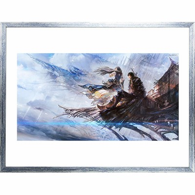 美品　ff16 ファイナルファンタジーXVI 複製原画『幻想の旅路』 美品 ff16 ファイナルファンタジーXVI 複製原画『幻想の旅路
