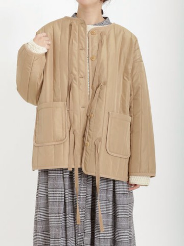 綁帶造型絎縫夾克/外套(FB31L0Y0180) - Samansa Mos2