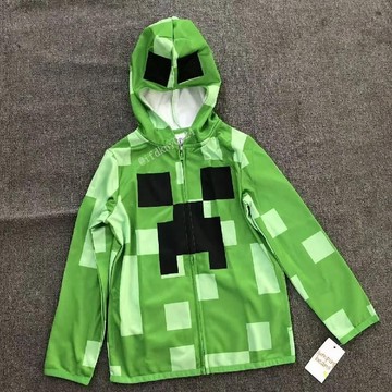 台灣出貨 麥塊外套 麥塊帽t 麥塊春秋款衛衣 苦力怕衣服 我的世界外套 春秋新款 我的世界印花連帽 卡通外套 苦力怕衛衣