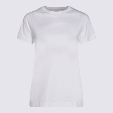 Pinko White Cotton T-shirt