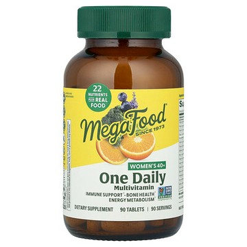 MegaFood, 40 歲以上女性每日一片多維生素，90 片