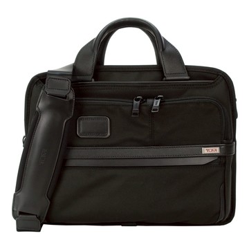 [平輸版]TUMI ALPHA 3系列延展性兩用手提包/適用13吋筆電(黑)真品平輸