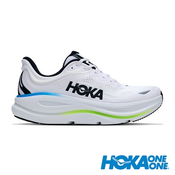 【HOKA】男Bondi 9 Wide路跑鞋 (寬楦)『霜白/黑』1162013 戶外 露營 登山 健行 休閒 時尚 出國 旅遊 運動 路跑鞋
