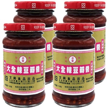 大全 辣豆瓣醬 原產地台灣  135g  4罐