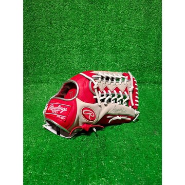 Rawlings HYPER 棒球手套 紅灰配色