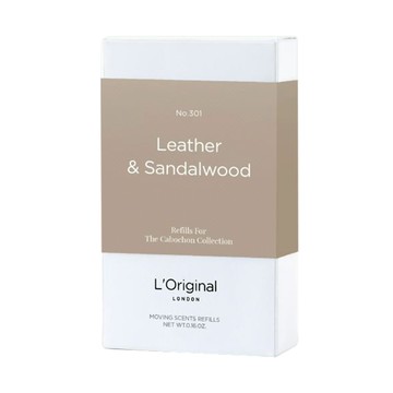 L'Original 能量晶石車用香氛補充裝  皮革與檀香木  1組