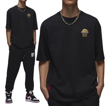 Nike J Greatness 1985 SS Tee 男款 黑色 運動 休閒 圓領 上衣 短袖 HM4901-010