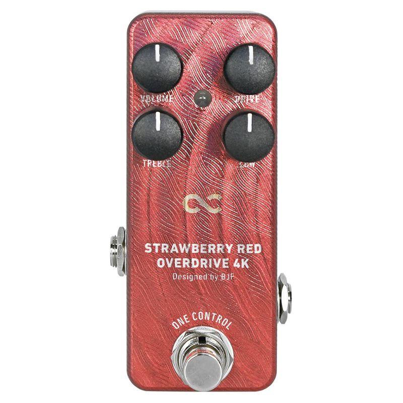 ワンコントロール One Control Strawberry Red Overdrive 4K オーバードライブ ギターエフェクター