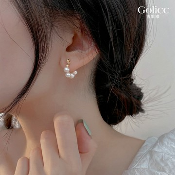 【Gulicc】古莉可 耳環 韓版氣質淡水珍珠耳環