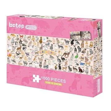 botop - Botop Fusion 一百隻貓 1000片正版拼圖 進口藍卡紙 51142