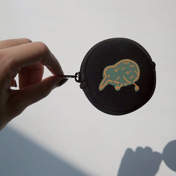 呆萌動物圓形零錢包 耳機包 AirPods 收納 | 奇異鳥【多色】