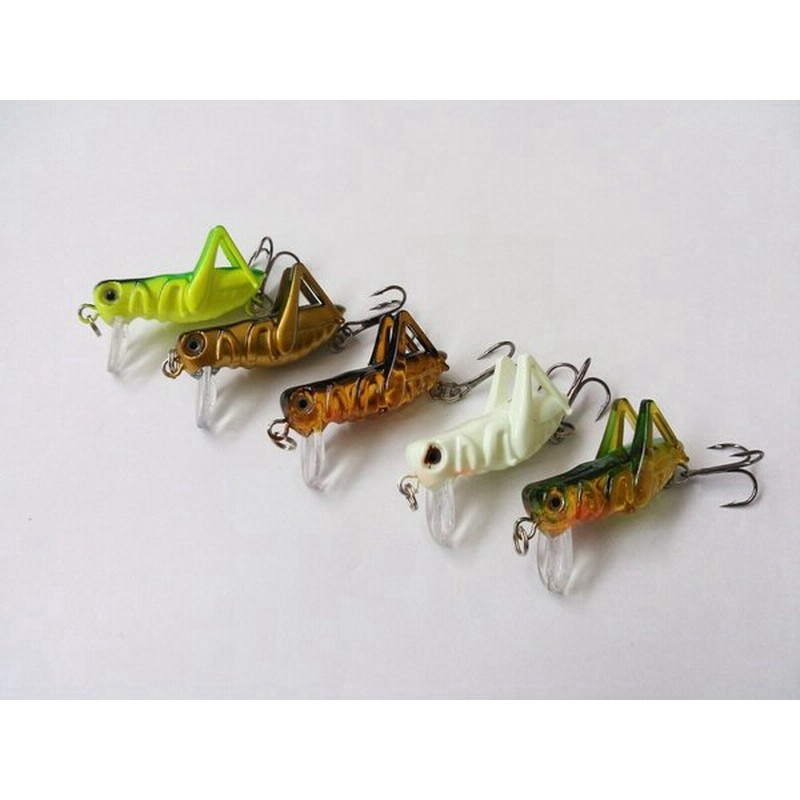 バッタ型ルアー リアルな見た目 クランクベイト 5色 セット 4cm 3g エリア 管理釣り場 ニジマス ブラックバス イワナ ヤマメ トラウト 通販 Lineポイント最大0 5 Get Lineショッピング