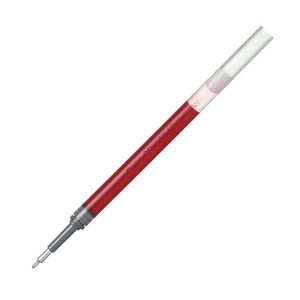 (まとめ) ぺんてる ゲルインクボールペン替芯 0.5mm 赤 エナージェルシリーズ用 XLRN5-B 1セット(10本) 〔×5セット〕〔代引不可〕