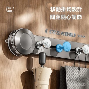 吸盤免打孔門後掛衣鈎 吸盤門入戶後掛衣架 吸盤掛鈎 吸盤式聯排掛鉤 吸盤浴室掛鉤 衣服掛鉤強力承重壁掛式入戶門收納置物架
