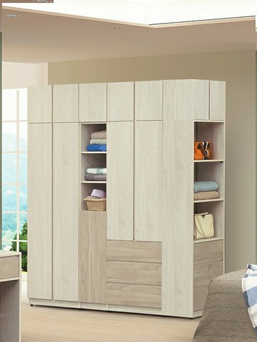 【歐風別館】緹莉組合衣櫃【基隆至台中免運費】