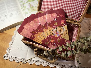2022虎哩快樂虎年插畫紅包袋