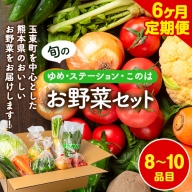  季節の野菜詰め合わせセット 8～10品目 《お申込み月の翌月から出荷開始》ゆめ・ステーション・このは 旬の野菜 キャベツ じゃがいも にんじん トマト 大根