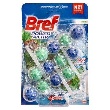 Bref 妙力 懸掛式馬桶清潔球 4合1潔淨功效 浴廁持久清香  150g  1組