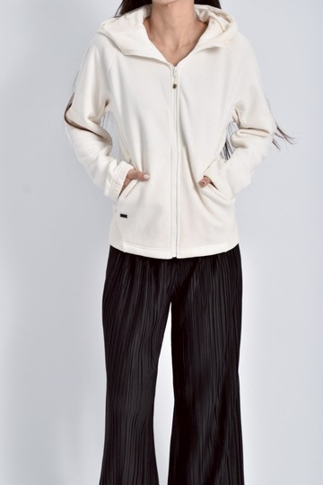 (S) arctos連帽長袖白色外套