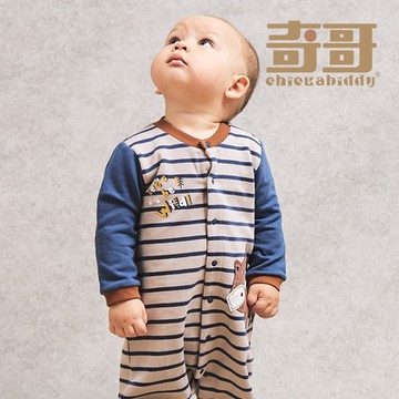 奇哥 Chic a Bon 動物方程式浣熊條紋兔裝/連身衣 (3-18個月)