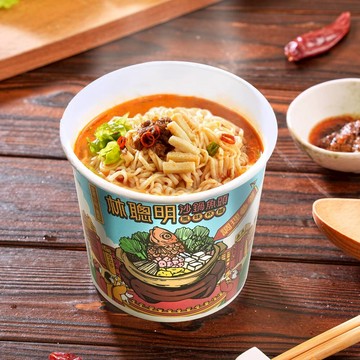 【林聰明】砂鍋魚頭風味杯麵x12杯 （62g/杯）（箱出）
