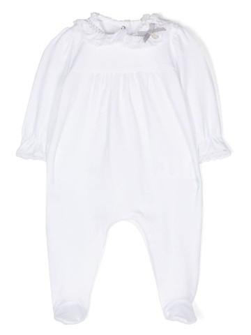 Patachou - lace-trim pyjamas - kids - Cotton/Spandex/Elastane - 3 - White