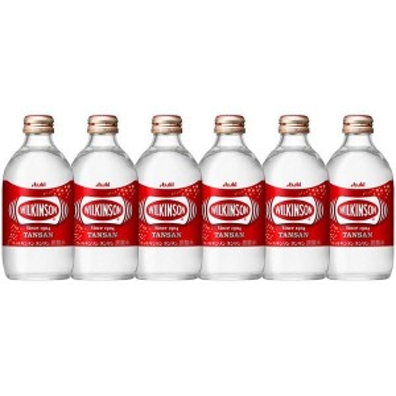 アサヒ飲料 ウィルキンソン タンサン 炭酸水 WILKINSON 無糖0cal ワンウェイびん 300ml×6本 通販  LINEポイント最大10.0%GET | LINEショッピング