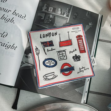 韓國mamanaube | London 倫敦經典 杯墊/文青/咖啡杯墊/下午茶用