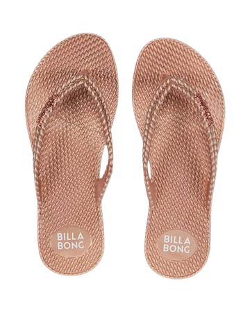 【毒】BILLABONG KICK BACK THONG 人字拖 玫瑰金 女款【領券折222｜Cube卡+APP下單最高10%回饋】