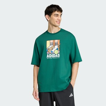 ADIDAS M ANI POP PLY T 男 短袖上衣 KE4343