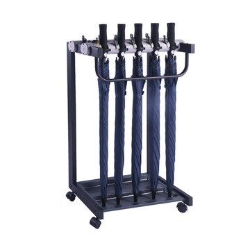 雨傘架雨傘收納架便民帶傘商用酒店大堂帶鎖雨傘架大容量家用傘架