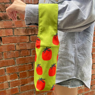 環保水壺袋/雙面兩用/提袋/番茄