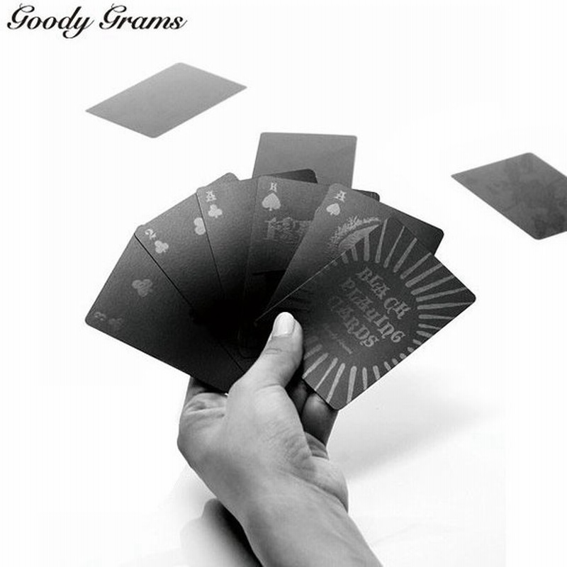 トランプ プラスチック カード おしゃれ ブラック Goody Grams Black Playing Cards 通販 Lineポイント最大get Lineショッピング