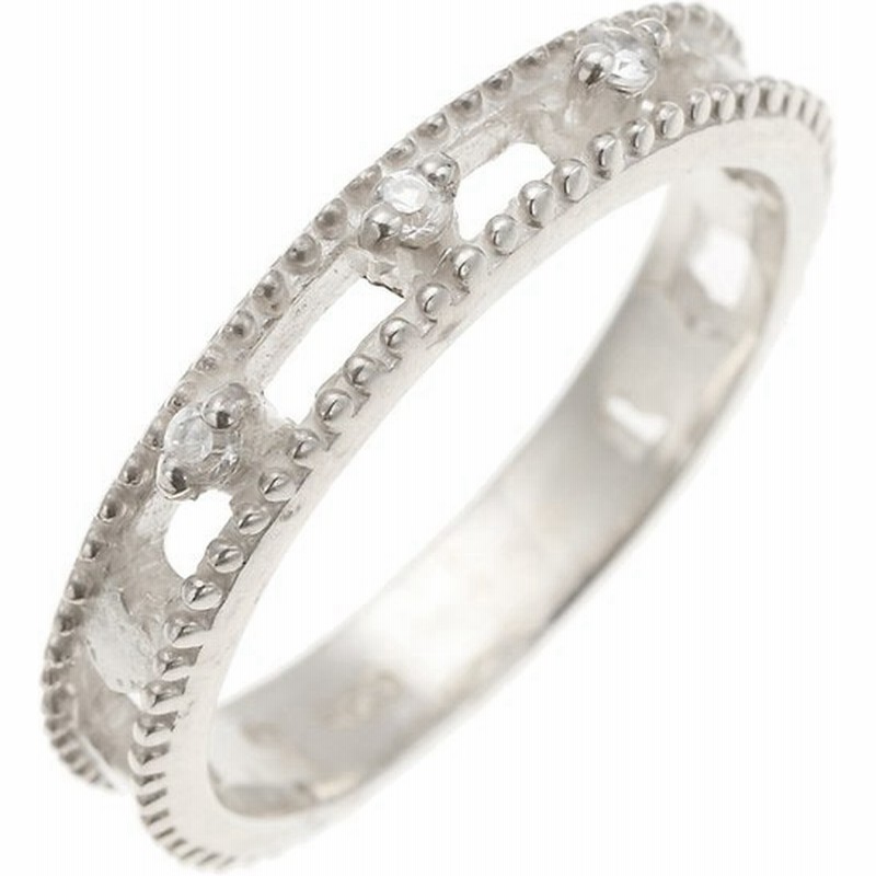 レディースリング 指輪 スタンダードリング ピンキーリング ミル打ちデザイン ダブルリング キュービックジルコニア オシャレ かわいい 華やか 通販 Lineポイント最大get Lineショッピング