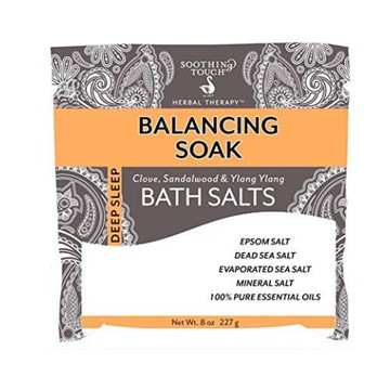 Bath Salt Balancing 8 Oz by Soothing Touch