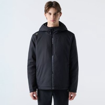 DESCENTE 外套 男 羽絨外套 RUNNING MULTI HOODIE PADDING 黑 SQ313RPD91-BLK0