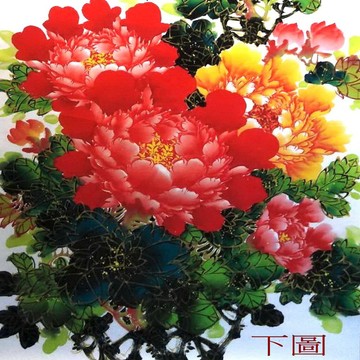 【紅磨坊】國畫 手工畫 純手工繪圖 裱好國畫一幅 165X71.5CM   Ruby  加持祈福  NO.165