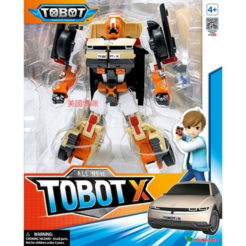【美國媽咪】機器戰士 宇宙奇兵 NEW TOBOT X 汽車變型機器人 大型 Hyundai 現代 變形 生日 禮物
