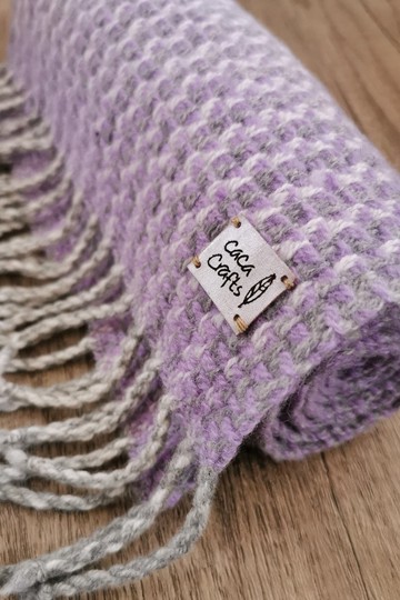 Handwoven by Carina | 手織牦牛絨羊毛圍巾