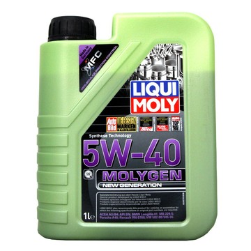 LIQUI MOLY 5W40 MOLYGEN 1L 液態鉬 機油 #8576【樂天APP下單限定】