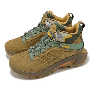 [ACS] Merrell 戶外鞋 Moab Speed 2 LTR Mid WP 女鞋 棕 綠 防水鞋面 抓地 越野 登山鞋 ML038426