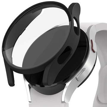 Sinjimoru 9H 全包覆 一體式 SF塗層 保護殼  Galaxy Watch 4(44mm)  黑色  1個