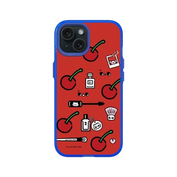 iPhone 15 Clear 激光藍 - 爽爽貓 Song Song Meow by SECOND - 櫻桃爽爽貓