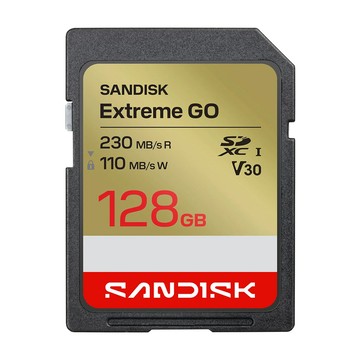 SanDisk 128GB 230MB/s Extreme GO SDXC U3 V30 記憶卡