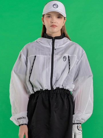 cliff hood windbreaker [white]