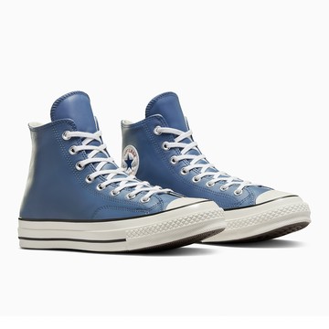 【CONVERSE】CHUCK 70 1970 HI 高筒 休閒鞋 男鞋 女鞋 皮革 藍色-A10550C