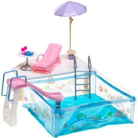 Barbie(バービー) Happy Family Splash 'n Slide Pool ドール 人形