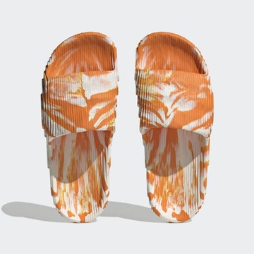 adidas 拖鞋 男鞋 女鞋 運動 三葉草 ADILETTE 22 橘白 IE7724