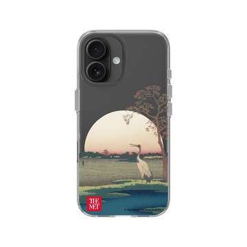 iPhone 16 Clear Case（相機按鈕） 透明 - The MET - 歌川廣重《名所江戶百景 蓑輪金杉三河島》